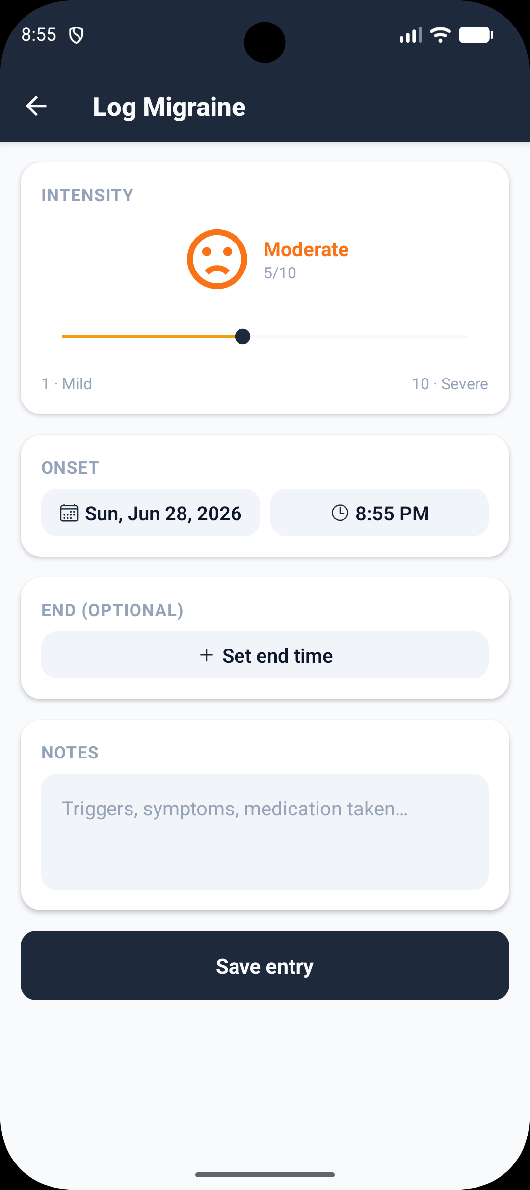 Tracking Screen